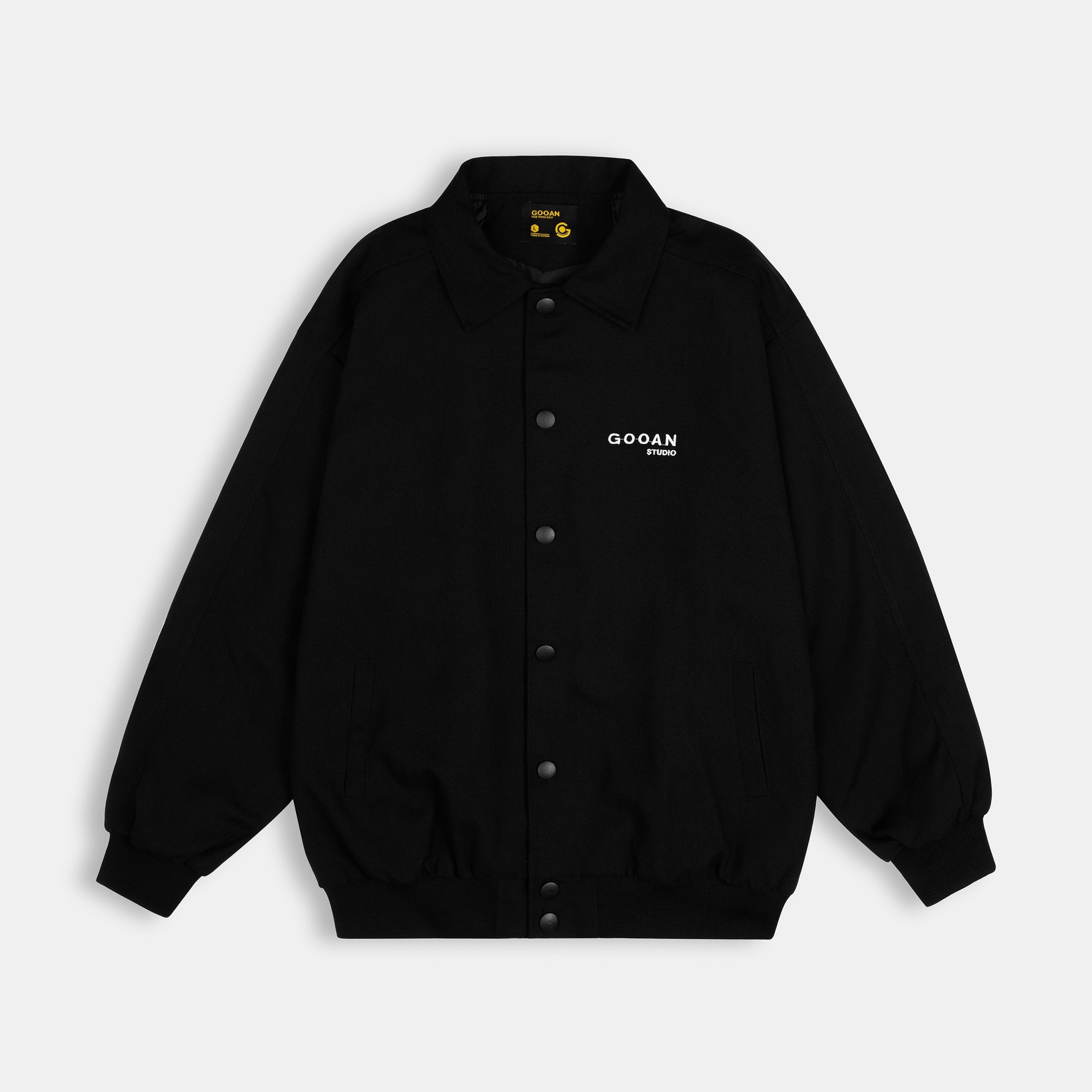 Áo Khoác Varsity Bomber Gooan Basic Form Rộng