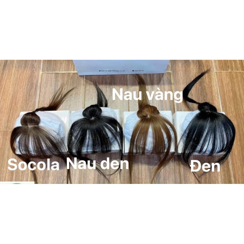 Tóc Thật 100% Mái Che Hói Mái Thưa❤️Cột 3D Cao Cấp