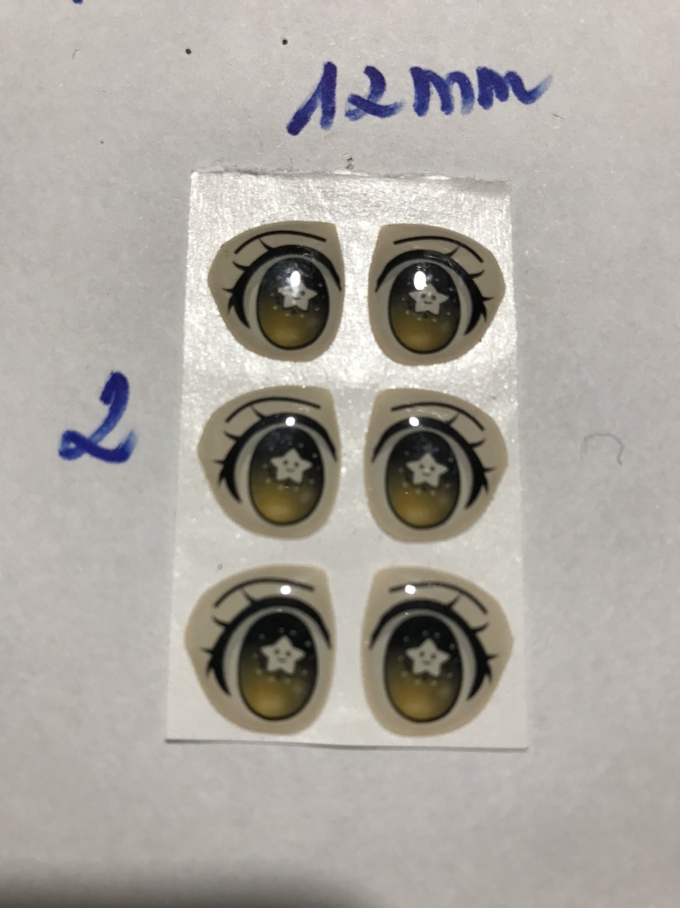 Mắt 3D 12mm ( 1cặp)
