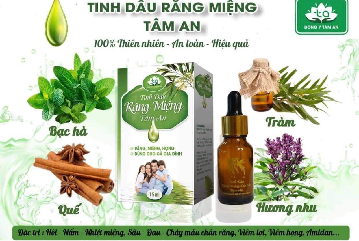 Tinh Dầu Răng Miệng Tâm An 15ml