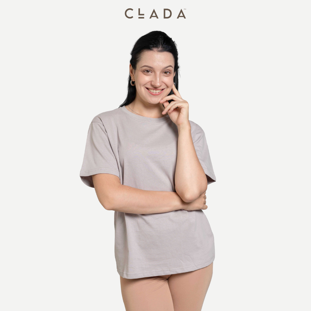 Áo Thun Cotton Nữ Tee Basic Thương Hiệu CLADA - AL001