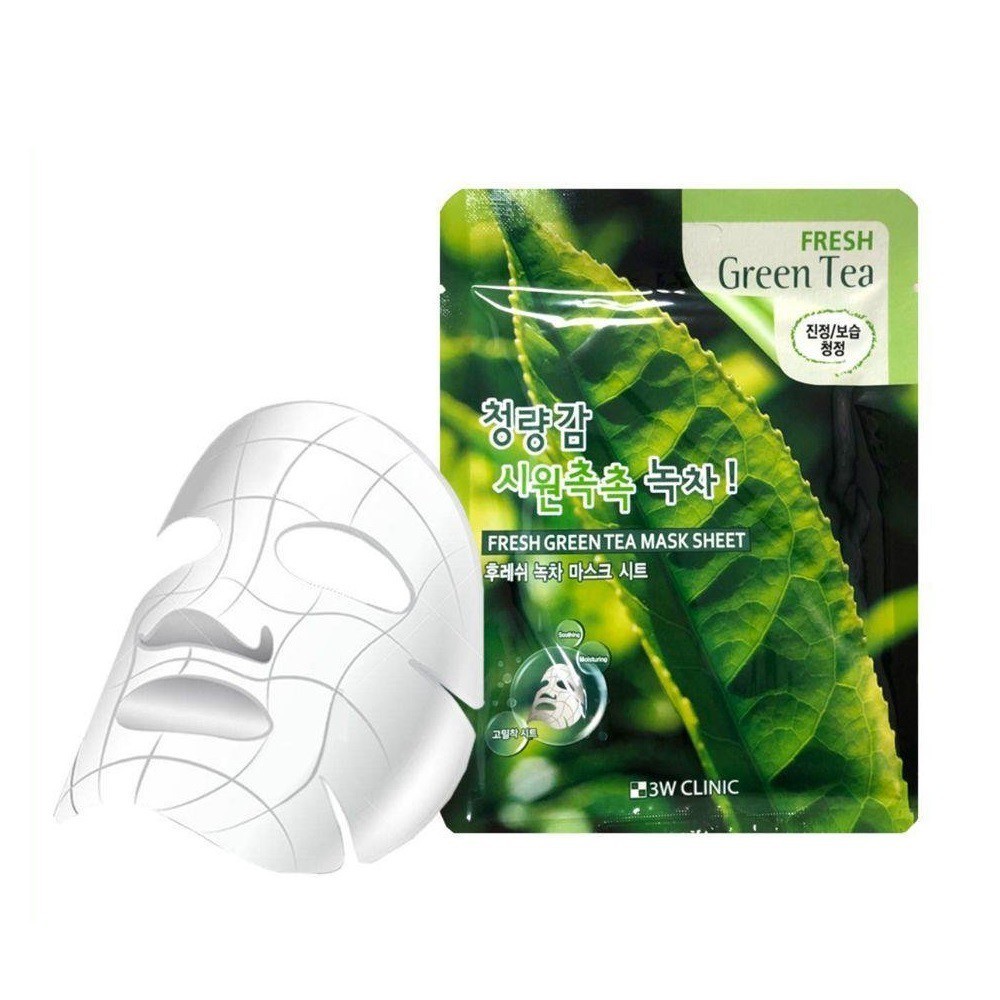 3W clinic fresh mask sheet natural whitening-23ML-duocmyphamdran