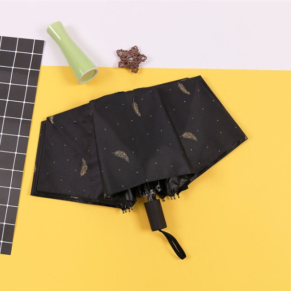 CÂY DÙ GẤP BỎ TÚI BRONZING FEATHERS, DÙ GẤP HÌNH GẤU DỄ THƯƠNG NHIỀU MÀU_Ô gấp Dù gấp gọn 8 nan thép Ô bỏ túi chống tia UV Dù ô gấp đi mưa Dù che nắng chống tia UV Ô dù học sinh dễ thương DÙ GẤP BỎ TÚI Dù thời trang