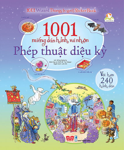 Fahasa - 1001 miếng dán hình vui nhộn - phép thuật diệu kỳ