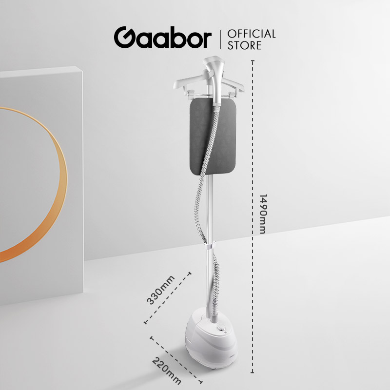 Bàn ủi hơi nước dạng đứng 2in1 GGS-M05A KA / GS2000M-PK01A công suất 1800W thương hiệu GAABOR - Hàng chính hãng