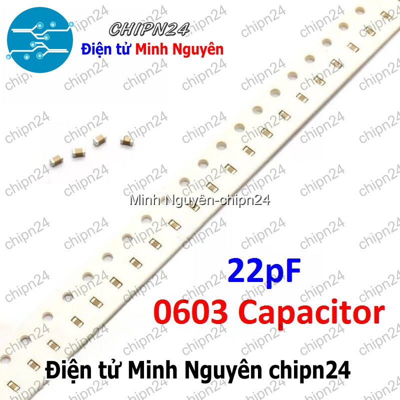 [25 con] (G29) Tụ dán SMD 0603 220 50V 5% (22pF 50V) (1.6x0.8mm) - HH005628