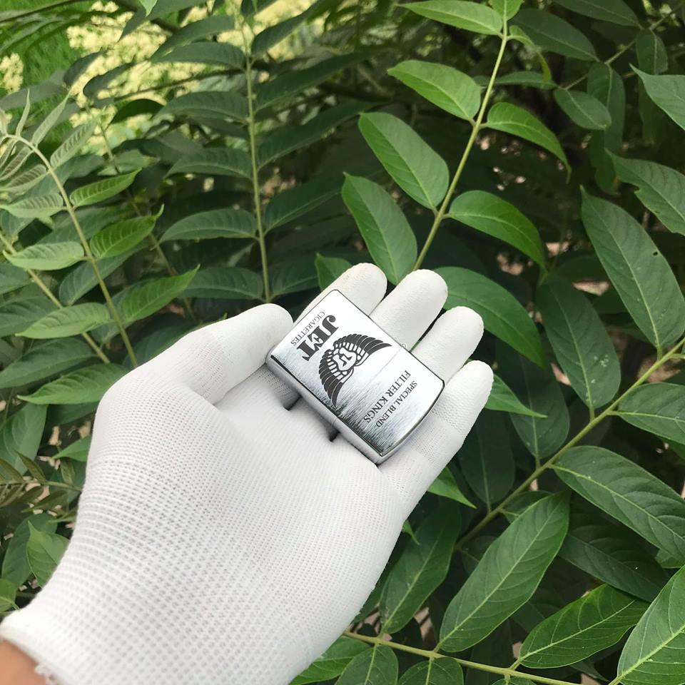 [HCM]Bật Lửa Zippo USA Khắc Logo Jet - Tặng Kèm Xăng Đá