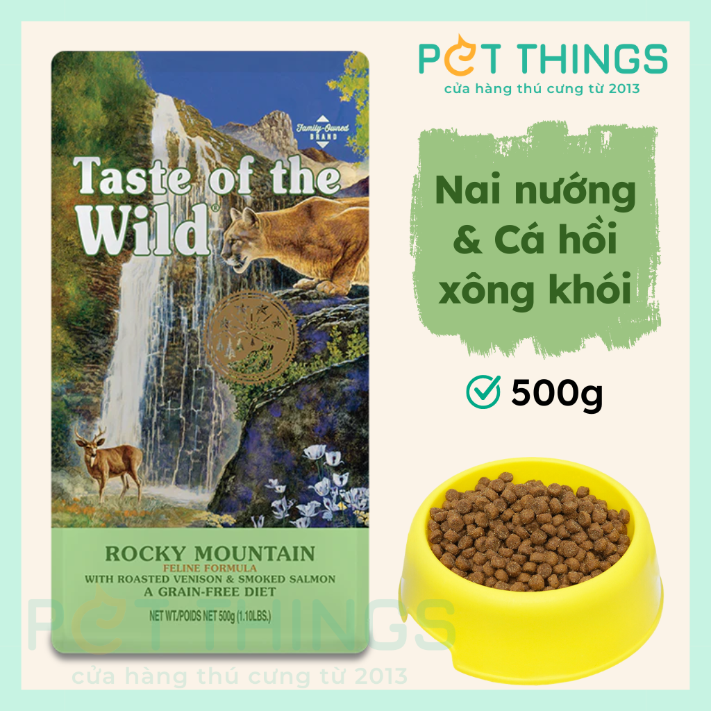 Cat food taste of the wild from us