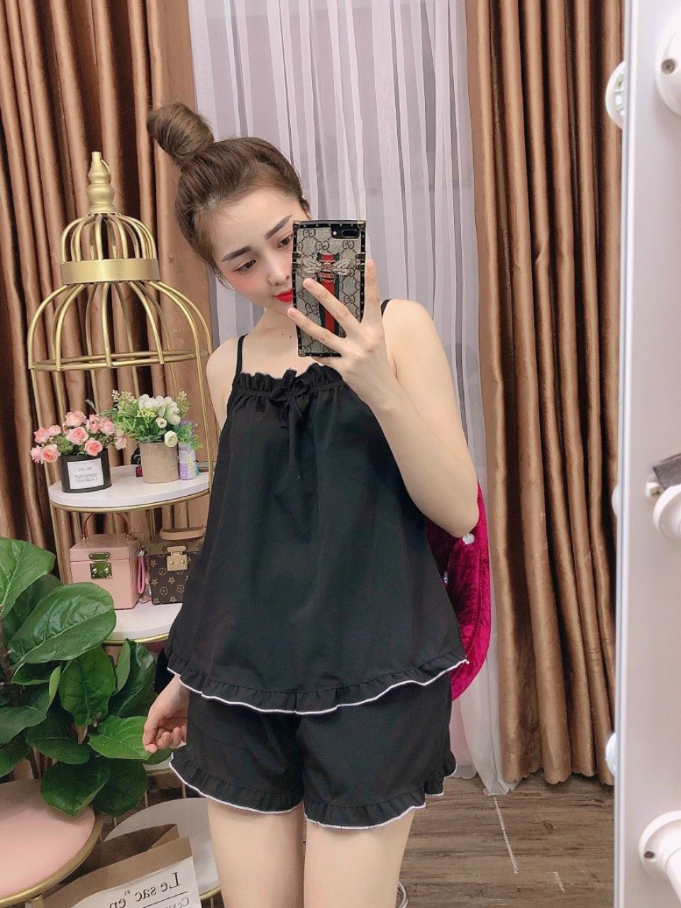 [HCM-CHUYÊN SỈ & LẺ THỜI TRANG] set bộ tiểu thư mặc ở nhà xinh xắn dễ thương