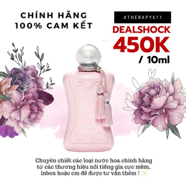 Mẫu thử Nước hoa Parfums De Marly Delina EDP Spray / Chuẩn authentic (5ml/10ml/20ml)