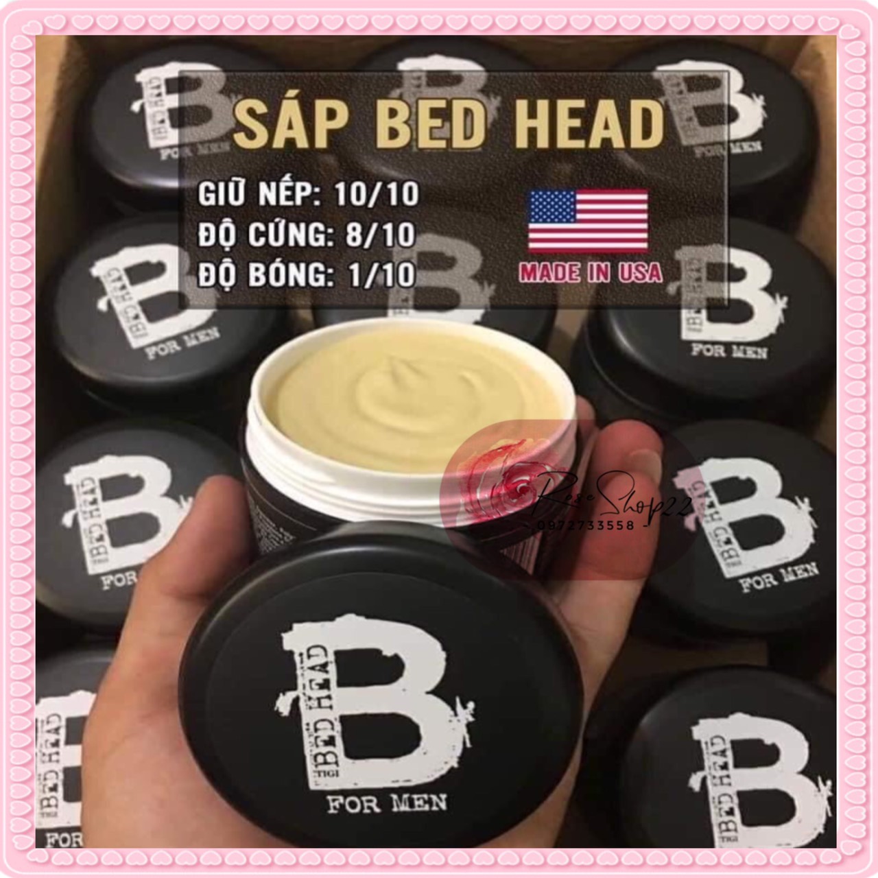 TIGI BED HEAD male hair wax