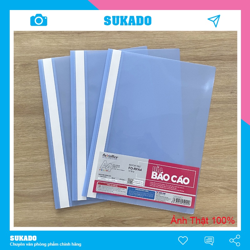 Bìa acco nhựa a4 thiên long sukado accoa4