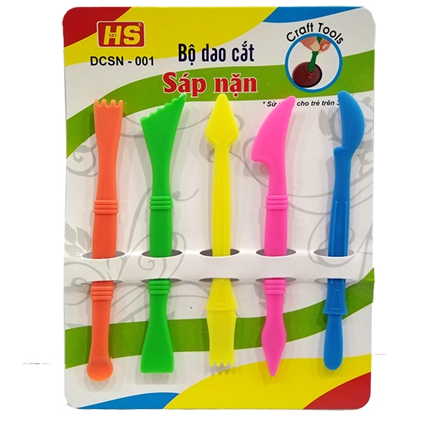 Bộ dao cắt sáp nặn dcsn-001
