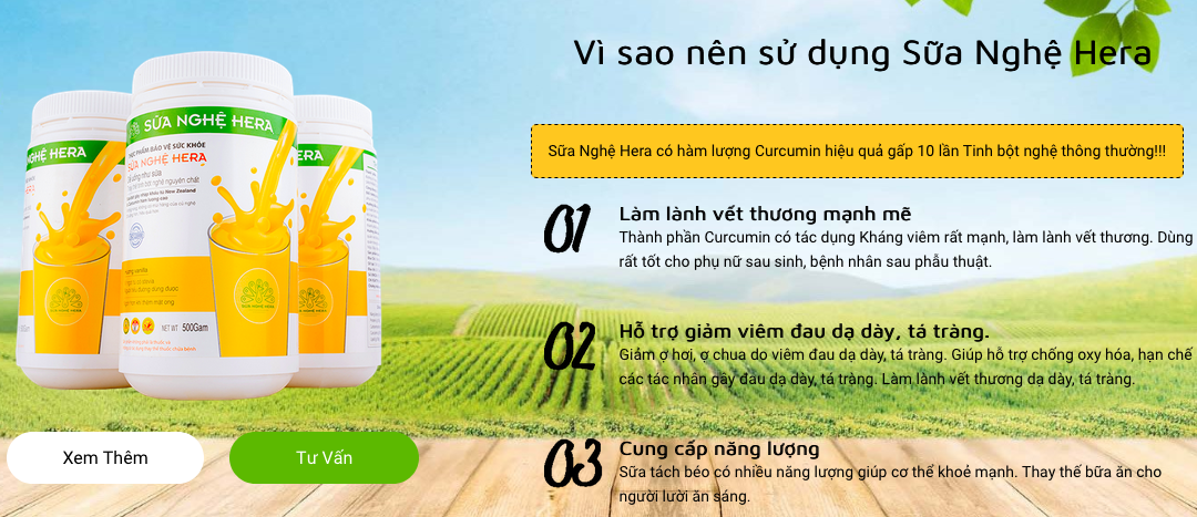 Sữa Nghệ Hera 100gr [CHÍNH HÃNG]