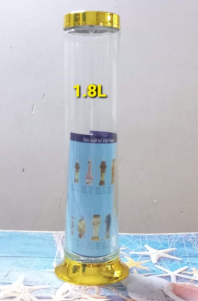bình ngâm rượυ sâm thủy tinh CAO CẤP PHÚ HÒA 1,8 lít