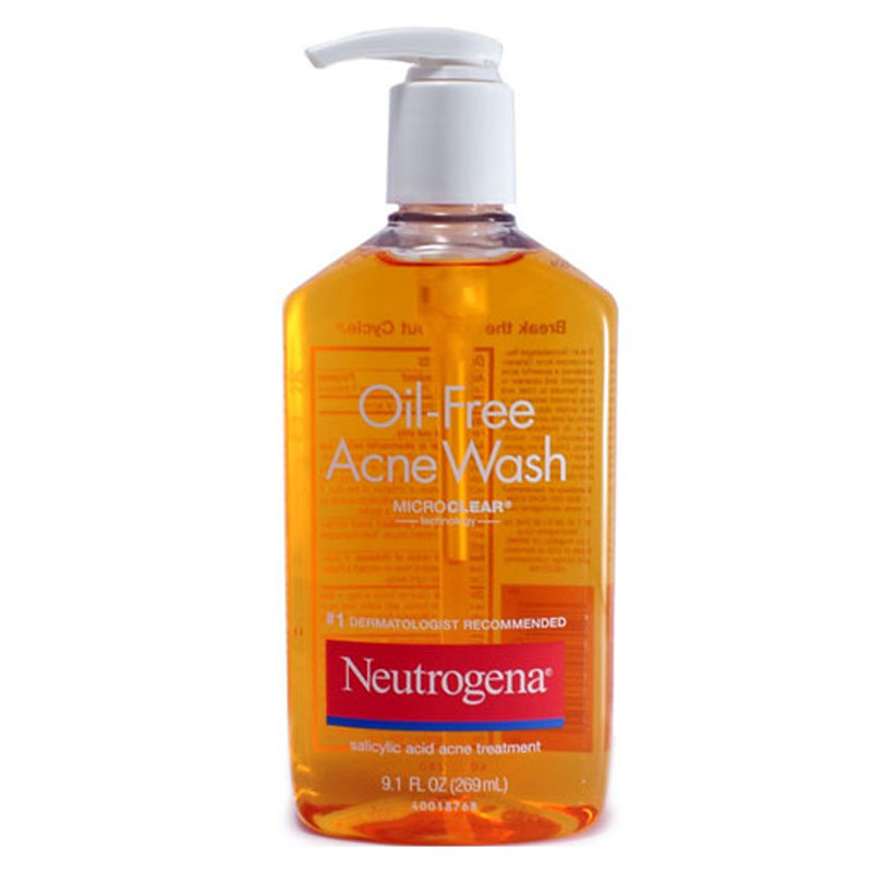 [HCM]Sữa Rửa Mặt Mụn Neutrogena Oil-Free Acne Wash 269ML- MỸ