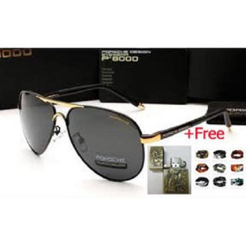 Giá bán Mắt kính thời trang Nam Porsche Design Eyewear P8000 Full Box - KM Tặng Zippo GERMAN,  khăn đi phượt đa năng