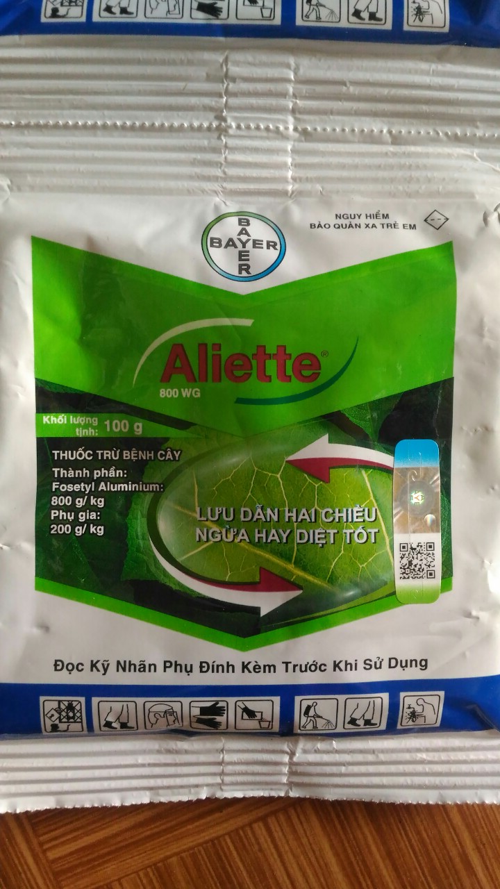 Thuốc trừ nấm bệnh lưu dẫn 2 chiều Aliette 500gr