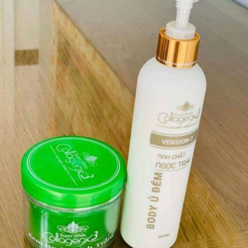 Combo Trắng Da Body Collagen X3