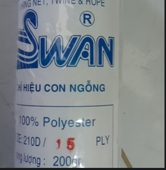 cuộn 100-200gam chỉ dù, chỉ nylon xỏ hạt, dây nhợ thả diều size