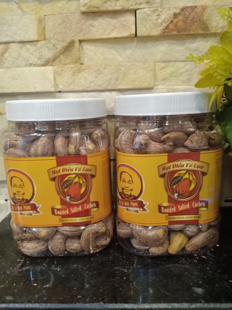 Hạt điều rang muối Bà Tư Bình Phước 500Gr