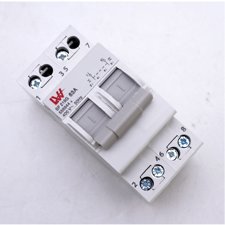 Cầu dao đảo chiều 2P 63A LWR - aptomat đảo chiều- át đảo chiều 1 PHA.