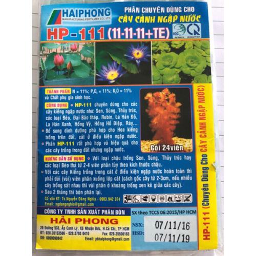 Phân Bón viên nén dùng cho cây thuỷ sinh , hoa sen