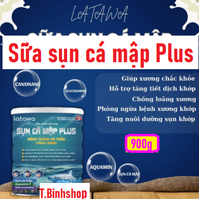 (Cam kết chính hãng)_Sữa bột SỤN CÁ MÂP PLUS [900gr/hộp, HSD 2027]
