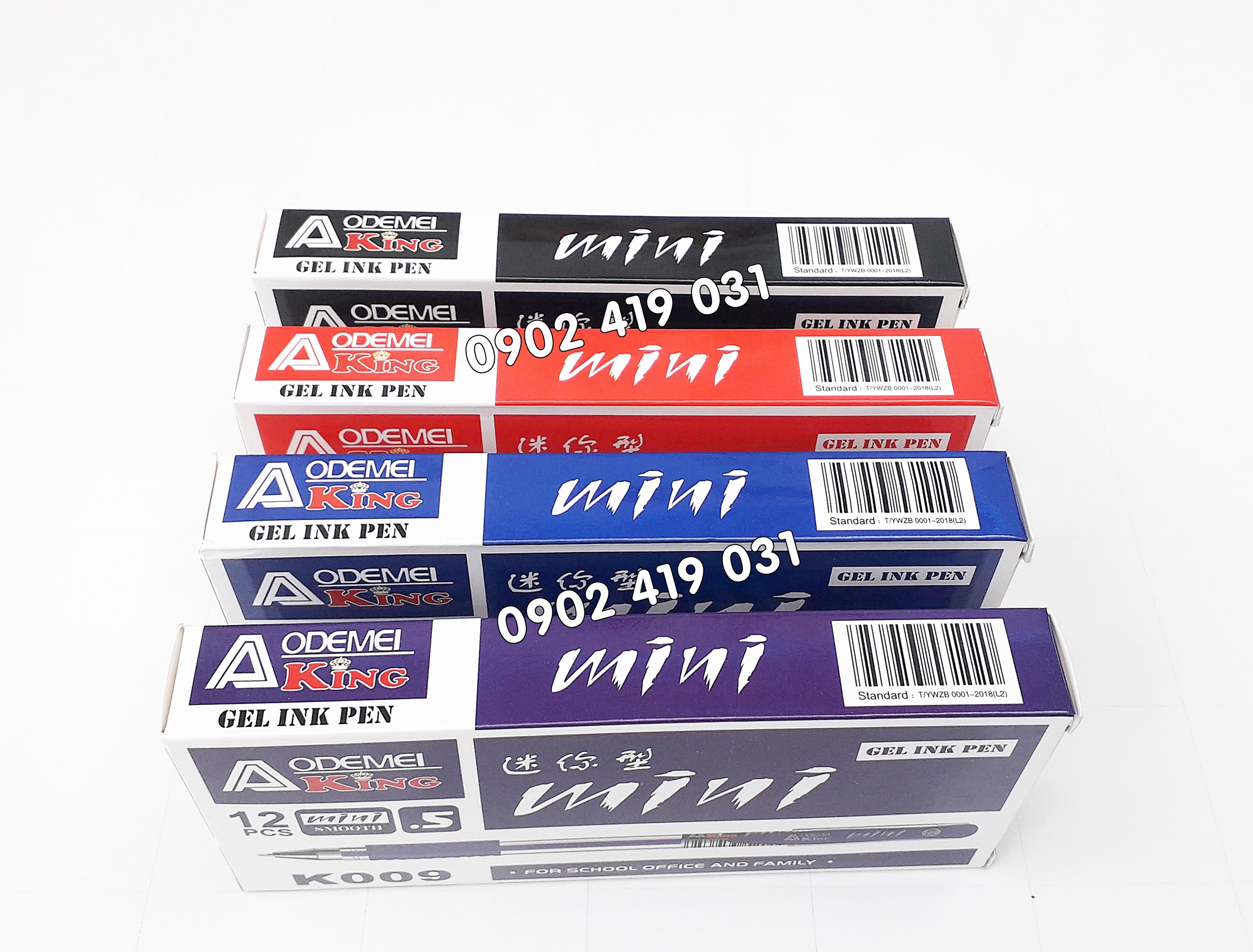 [HCM]Hộp 12 Bút Mực Tím ODEMEI - K009 [ Bút Gel mực nước ]
