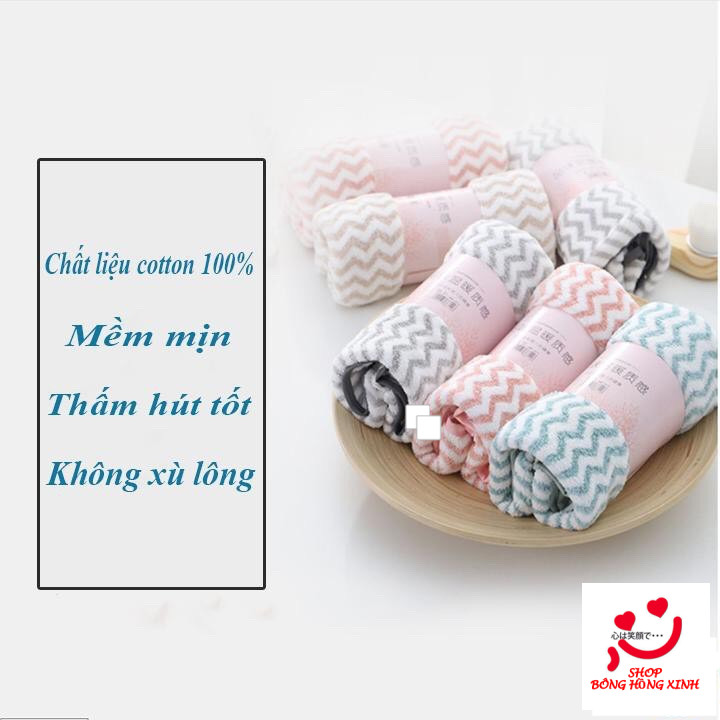Khăn mặt lông cừu Hàn Quốc - Mềm mịn, thấm hút