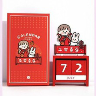 Lịch gỗ để bàn sáng tạo dễ thương