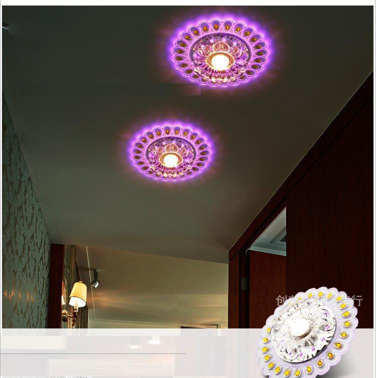 Đèn Led pha lê ốp trần LPLC03