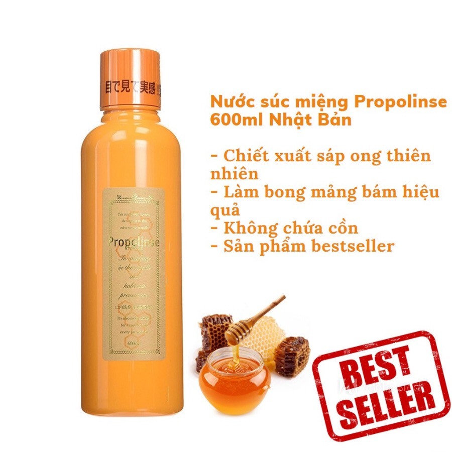 Nước súc miệng Propolinse NHẬT BẢN 600ml
