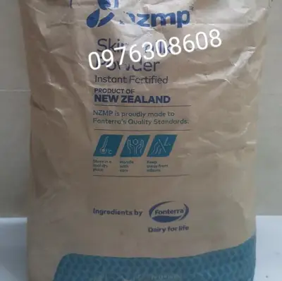 1kg Sữa bột gầy (Sữa bột tách béo) Skim milk Powder Newzealand