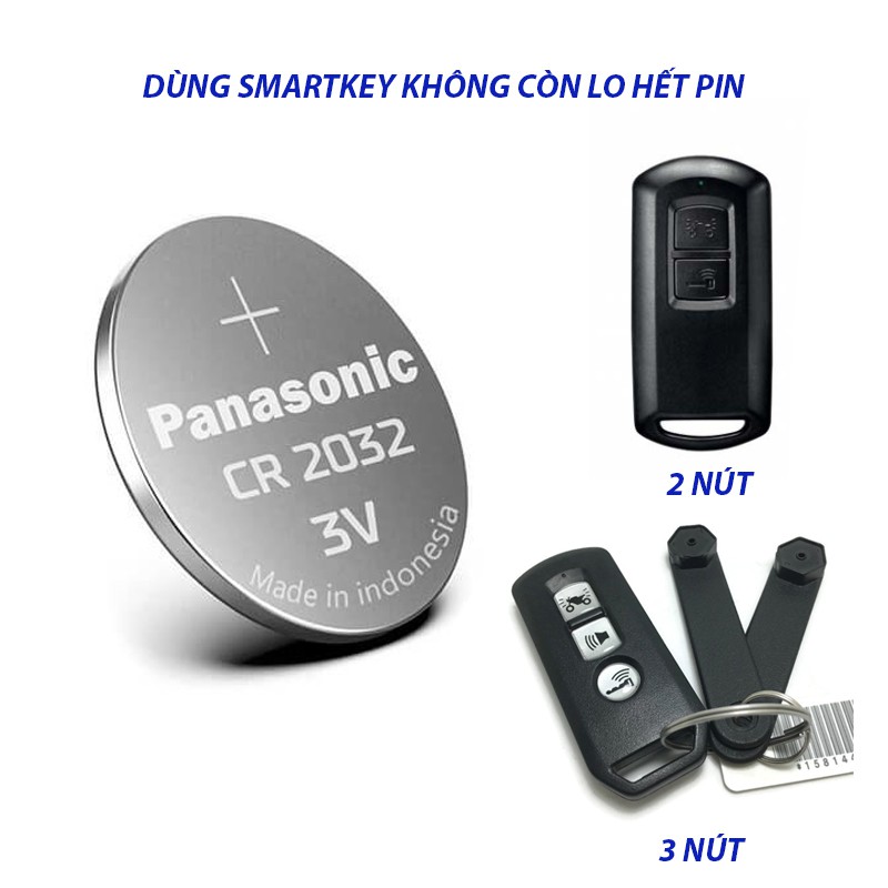 Pin chìa khóa Remote cr2032 100 viên