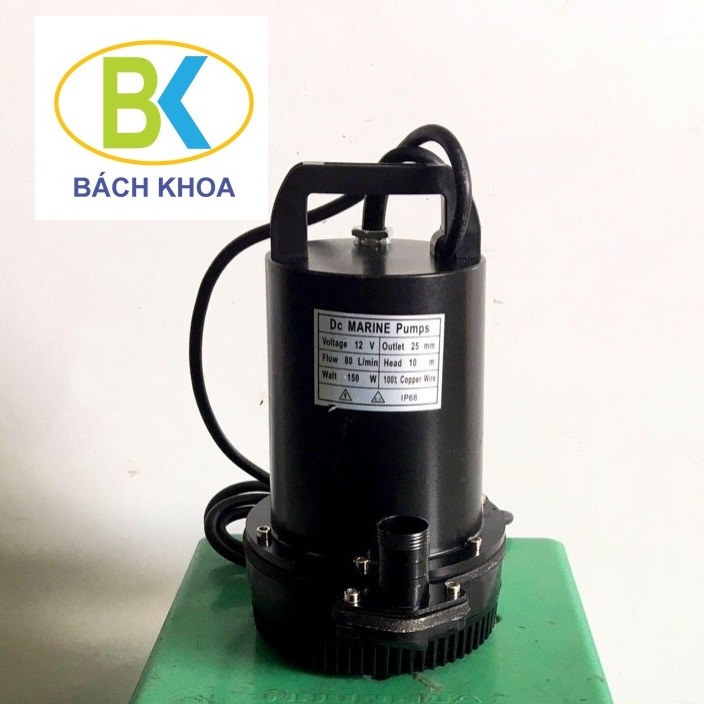 Máy bơm nước thả chìm 12V 180w 5m3/giờ