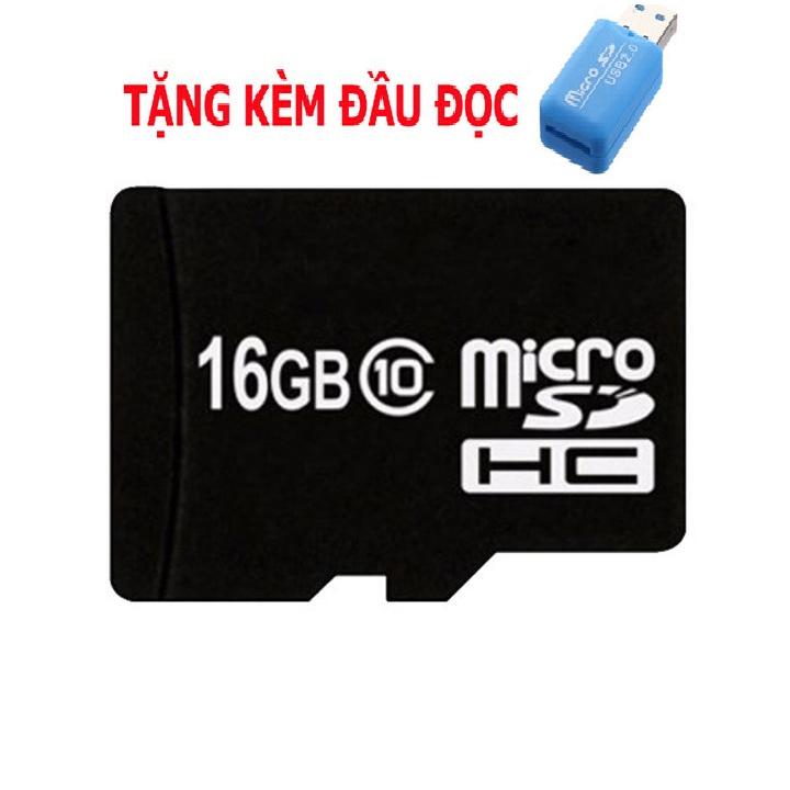 Thẻ nhớ microSD 16GB fullbox class 10 - LƯU TRỮ NHANH