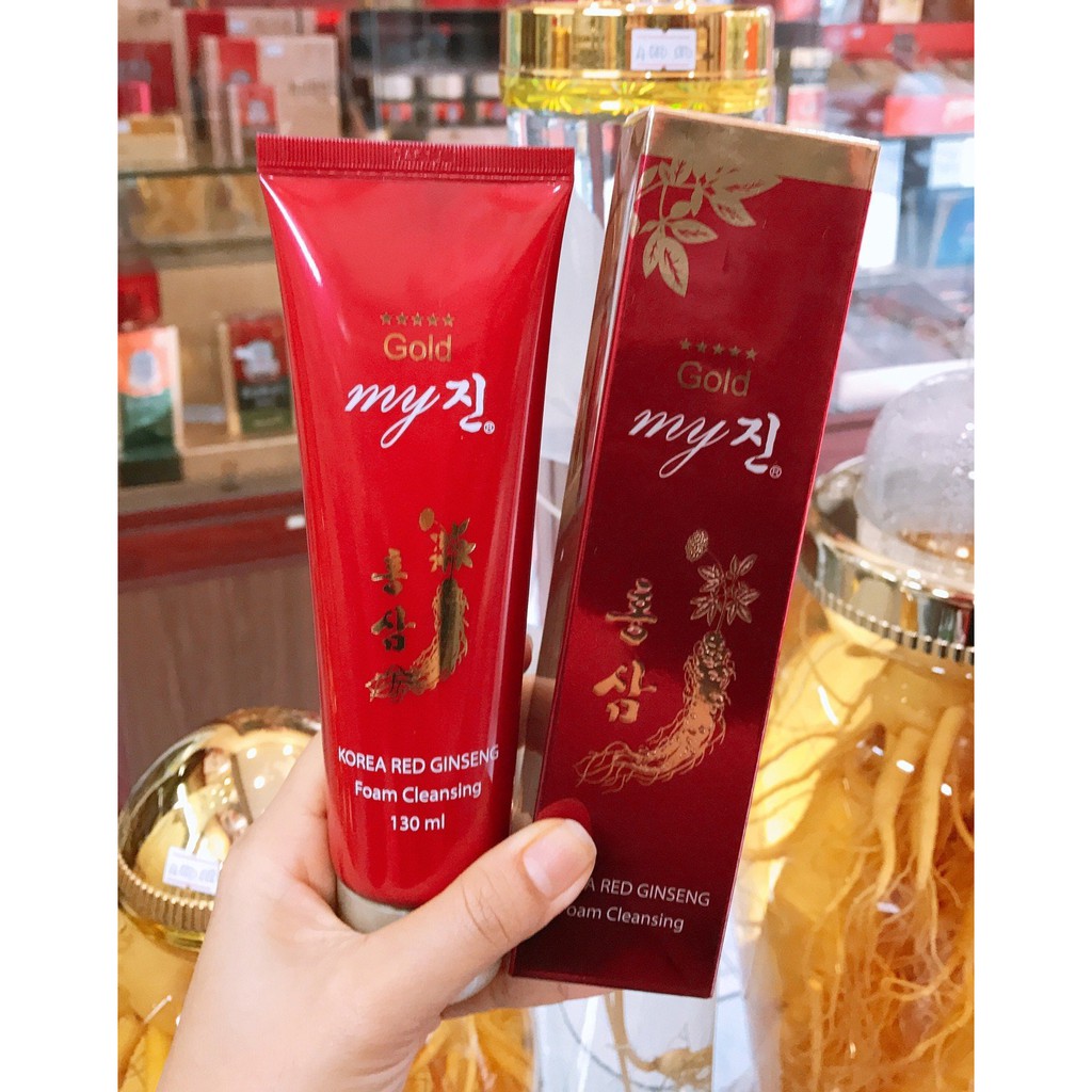 [HCM]?? [GIÁ TỐT] ?? SỮA RỬA MẶT NHÂN SÂM ĐỎ MY GOLD 120ML ✅