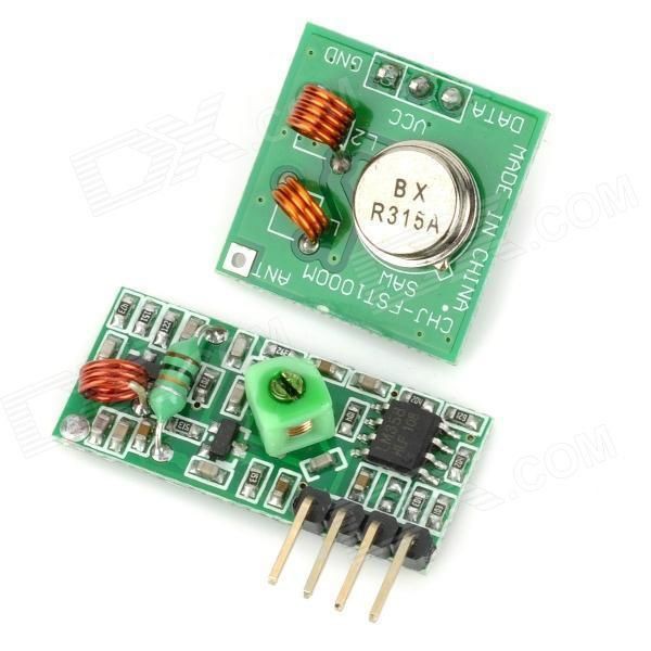 Mạch thu phát không dây RF 433Mhz (Mạch thu + Mạch phát)