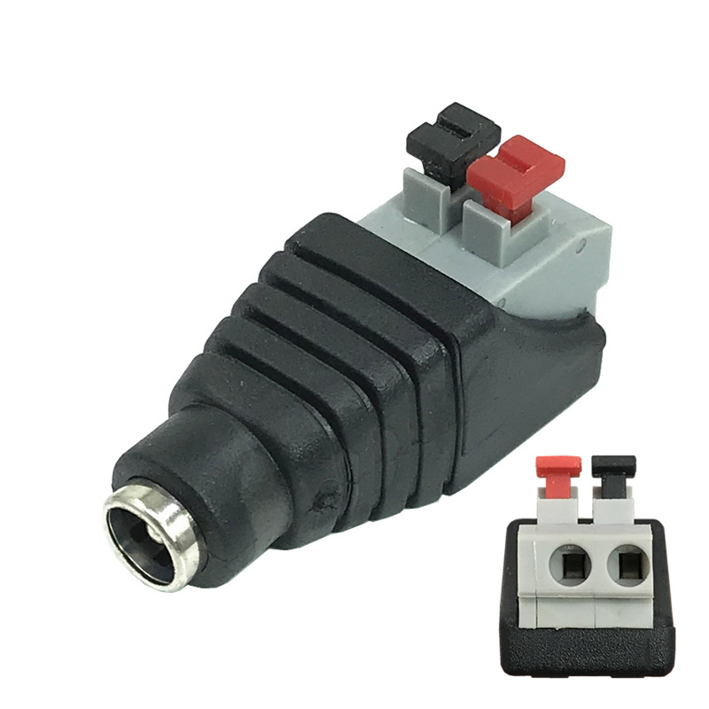 Jack Nguồn DC 5.5x2.1mm Đấu Dây Chốt Cài (Header kẹp)
