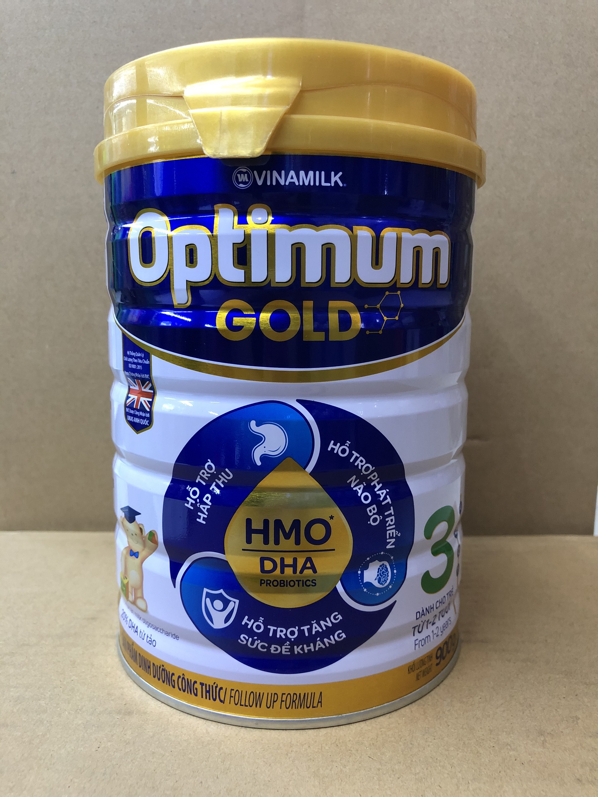 [HCM]SỮA VINAILK OPTIMUM GOLD 3 900G ( Dành cho trẻ từ 1- 2 tuổi)