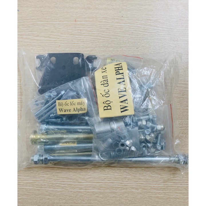Bộ ốc xe wave dùng được tất cả các dòng wave hàng Thái Lan
