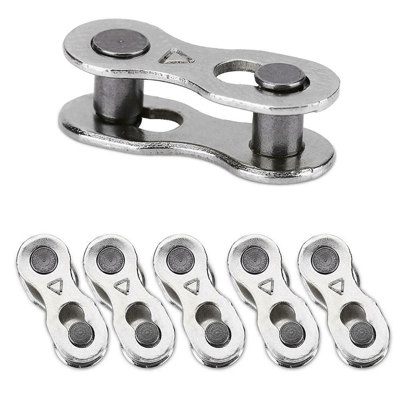 IPTY 2Pcs Portable Bicycle Chain Master Link Joint Connector 6/8/10 Speed Quick Clip