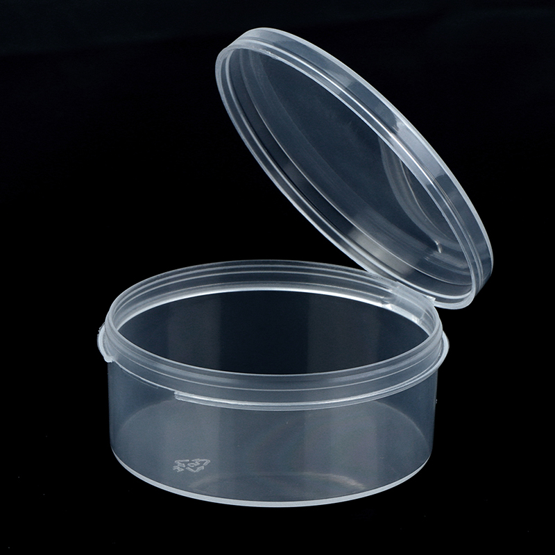 xuyongming Round Clear Plastic Containers Beads Crafts Jewelry Display Storage Boxes Case