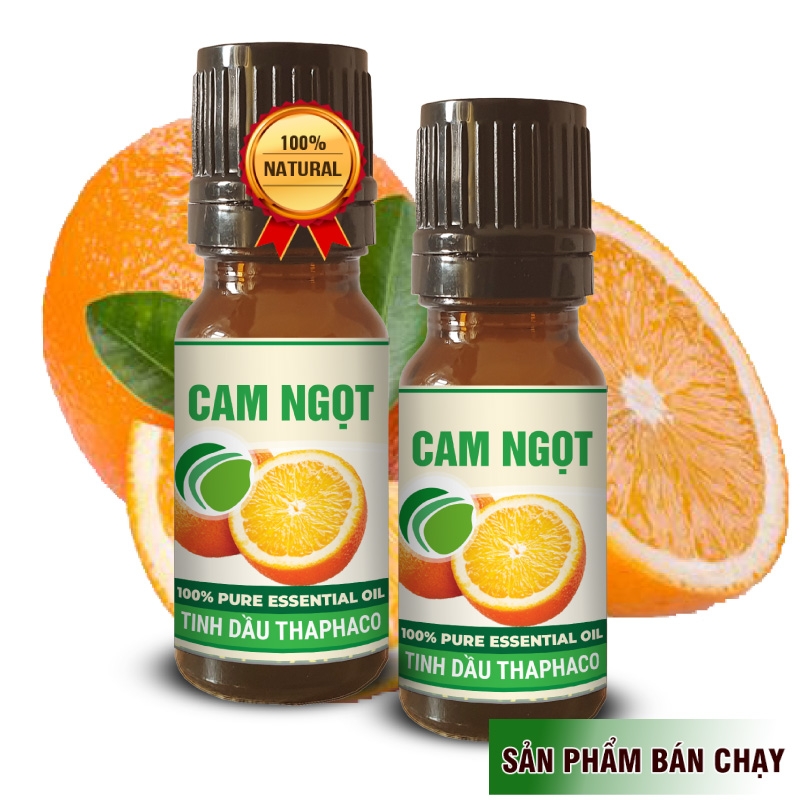 Tinh Dầu Cam Ngọt Tươi Mát 10ml Thaphaco