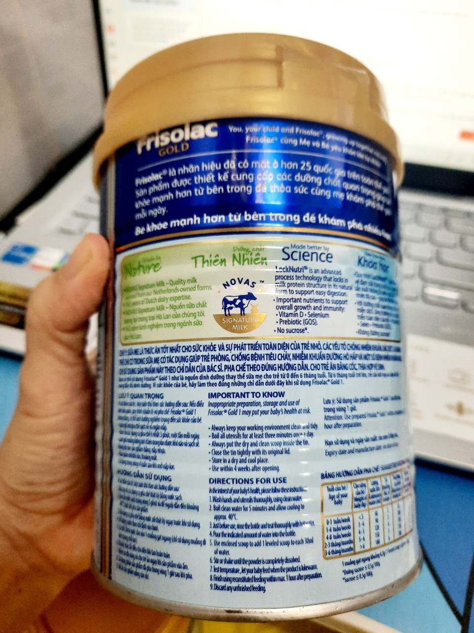 Sữa bột Frisolac Gold 1 - 400g HSD 2-2025