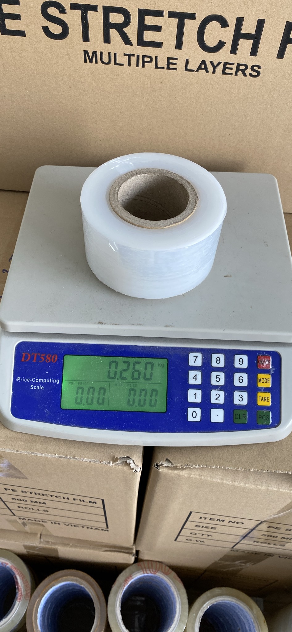 Màng quấn PE khổ 5cm