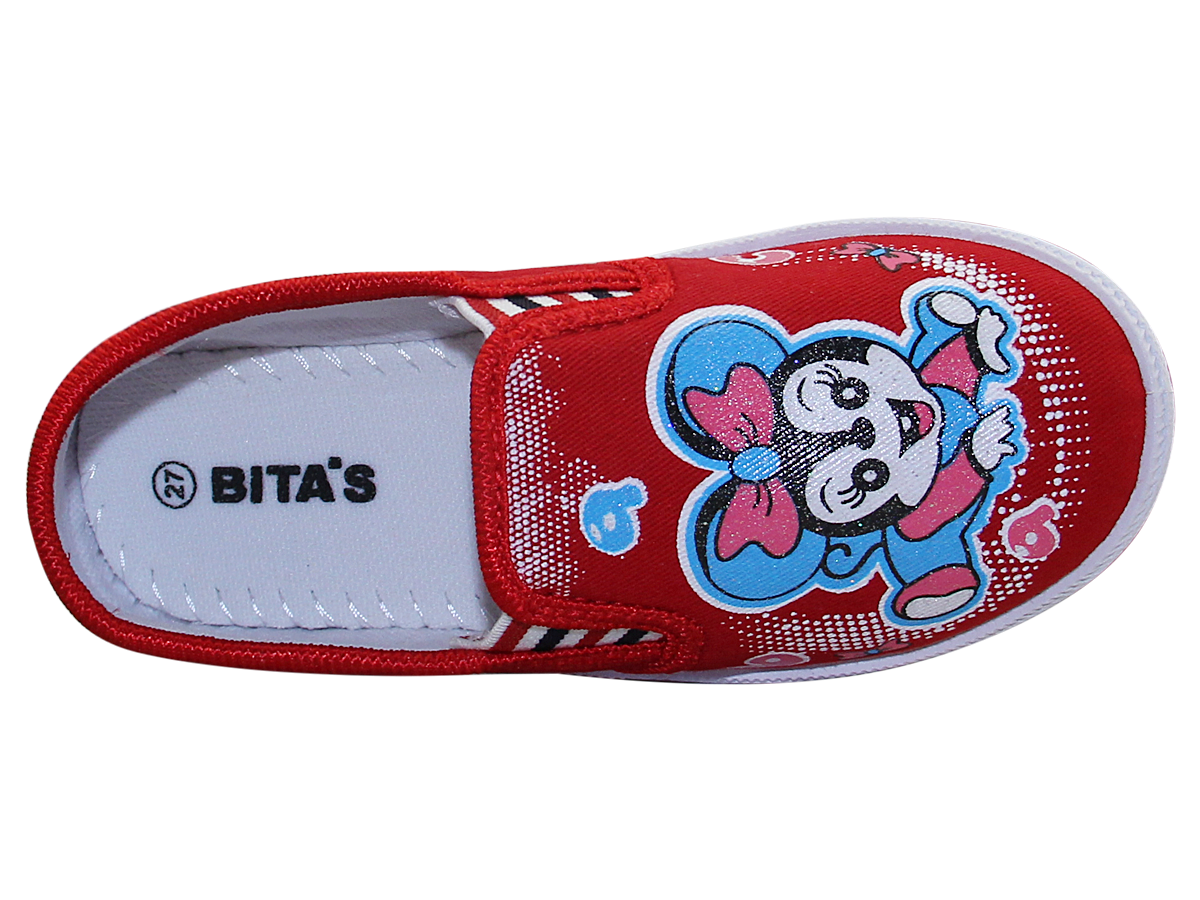 [HOÀN XU]  [HOT SALE] GIÀY LƯỜI BÉ GÁI HỌC SINH BITAS GVBG.73 (ĐỎ + HỒNG + XANH JEAN) - BITAS