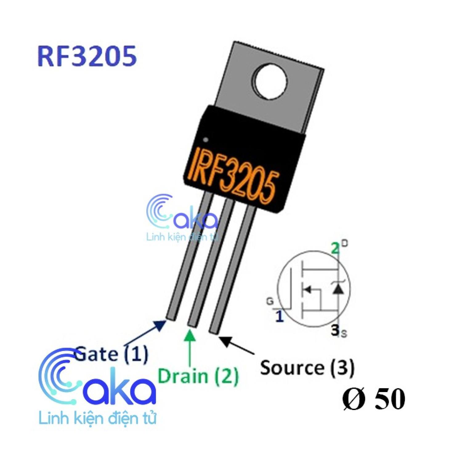 Irf3205 to220 mosfet n-ch 110a 55v