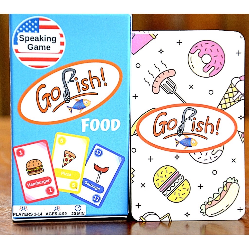 GO FISH GAME " FOOD"